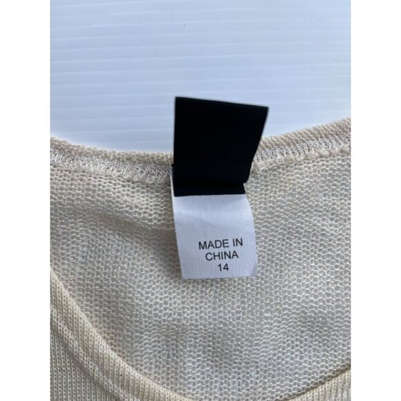 Swell Big Girls Knit I Heart The USA Flag Tank Top Size 14 - Picture 3 of 8